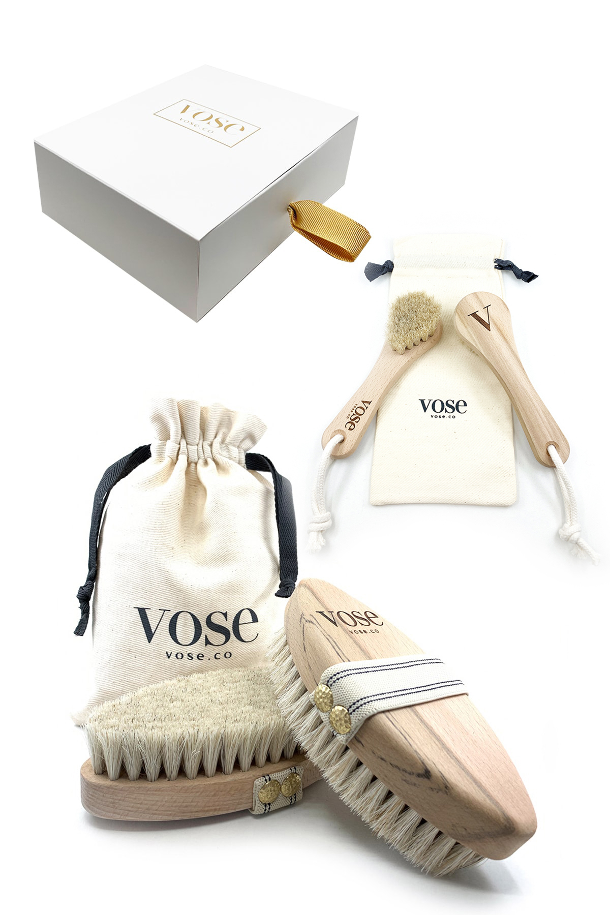 2′ li Set – Vose Vücut (Vanilla) & Yüz Fırçası