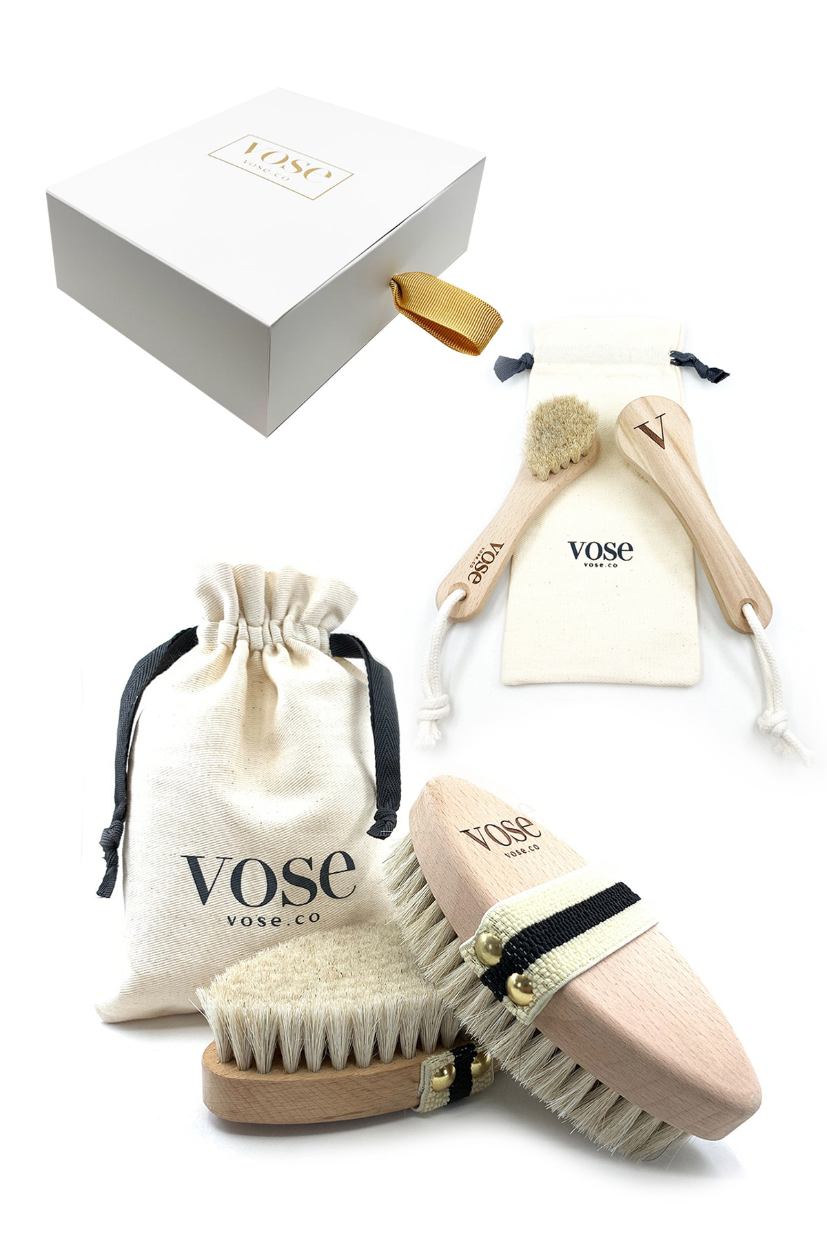 2′ li Set – Vose Vücut (Lotus) & Yüz Fırçası