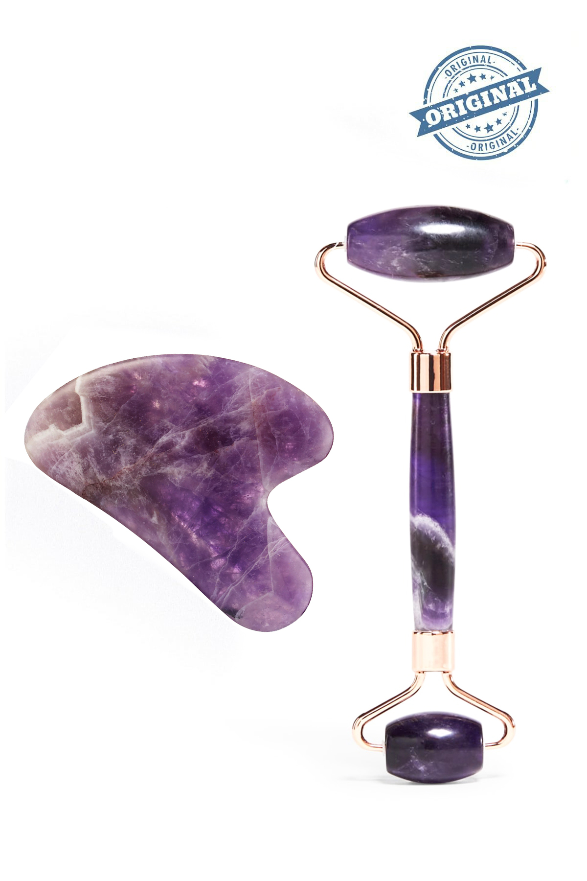 Amesit Facial Roller & Gua Sha